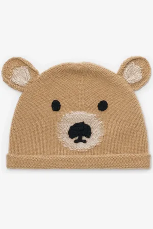 Burberry Thomas Teddybär-Beanie aus Wolle, Size: 8Y-12Y