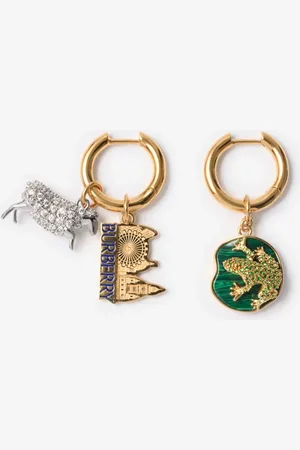 Burberry Creolen-Ohrringe „Charm"