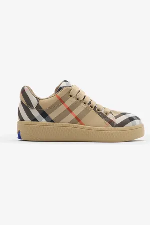 Burberry Baumwollsneaker in Check, Size: 33