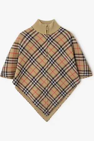Burberry Wollcape in Check, Size: M