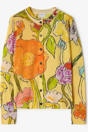 Burberry Wollcardigan mit Highgrove-Blumenmotiv