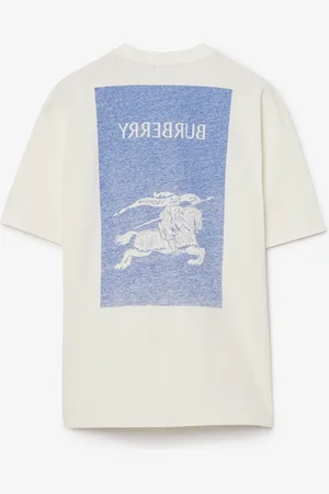Burberry Baumwoll-T-Shirt mit EKD-Motiv, Size: XS