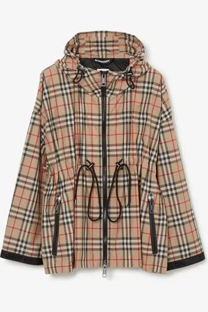 Burberry Leichte Jacke in Check, Size: 08