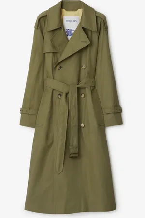 Burberry Langer Trenchcoat „Castleford" mit Highgrove-Motiv, Size: 06