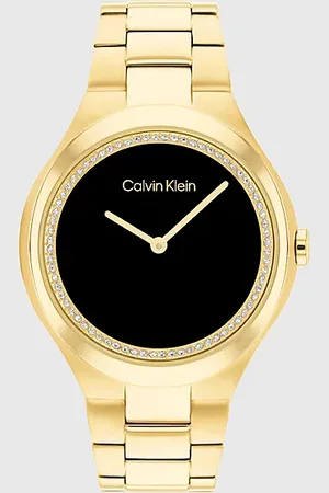 Calvin Klein Armbanduhr mit Kristalllünette