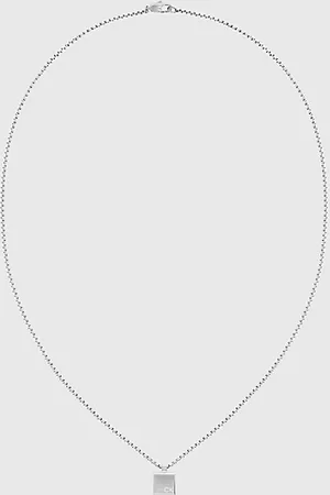 Calvin Klein Minimalistische Halskette mit quadratischem Anhänger