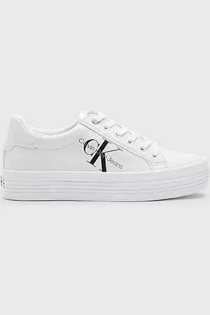 Calvin Klein Leather Platform Trainers - - - Women - EU 36