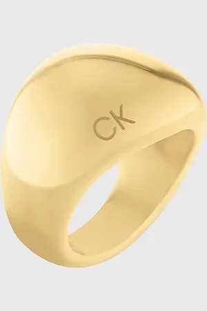 Calvin Klein Klobiger Ring aus vergoldetem Stahl