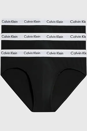 Calvin Klein 3 Pack Briefs - Cotton Stretch - - - Men - L