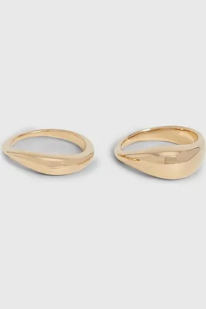 Calvin Klein 2-teiliges Ring-Set in organischer Form