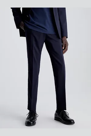 Calvin Klein Schmale Anzughose aus Stretch-Wolle