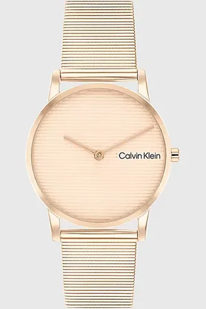 Calvin Klein Lineares Zifferblatt und Armbanduhr