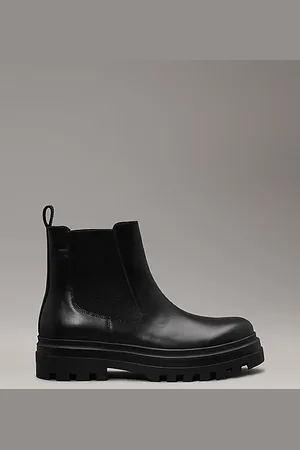 Calvin Klein Chelsea-Boots aus Leder mit Noppen