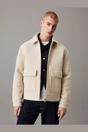 Calvin Klein Lässige Jacke aus Wollgemisch