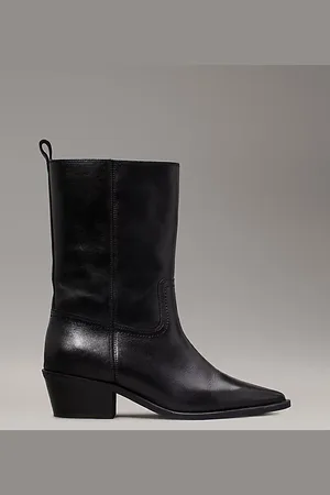 Calvin Klein Cowboy-Boots aus Leder