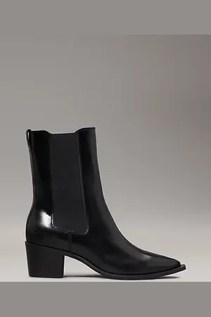 Calvin Klein Cowboy-Boots aus Leder