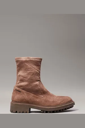 Calvin Klein Biker-Boots aus Wildleder