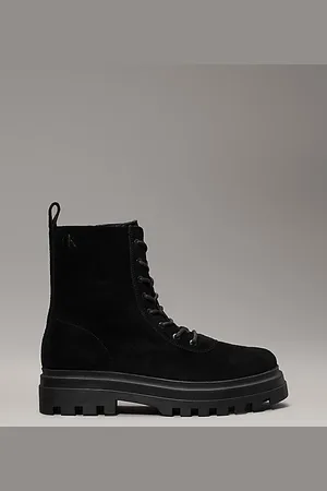 Calvin Klein Wildleder-Boots mit Noppen für den Winter