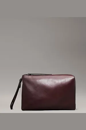 Calvin Klein Überdimensionale Clutch aus Nappaleder