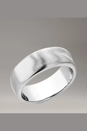 Calvin Klein Wellenförmiger Ring aus Edelstahl
