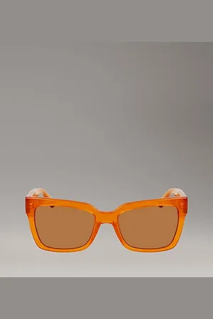 Calvin Klein Modifizierte rechteckige Sonnenbrille CKJ24606S