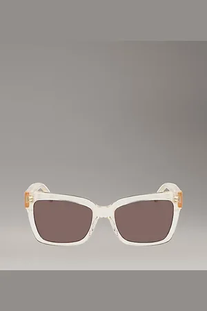 Calvin Klein Modifizierte rechteckige Sonnenbrille CKJ24606S