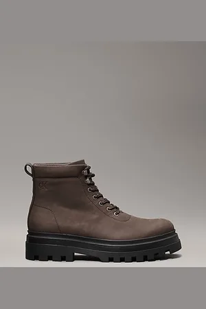 Calvin Klein Leder-Boots mit Noppen für den Winter