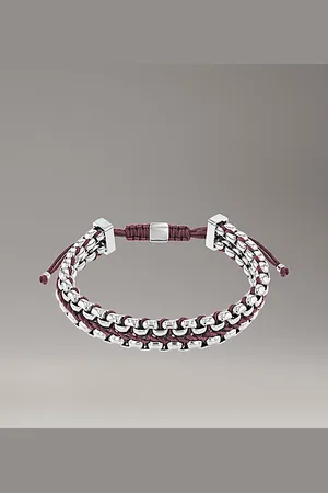Calvin Klein Verstellbares geflochtenes Gliederarmband