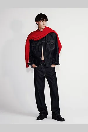 Calvin Klein 90s Straight Asymmetric Jeans