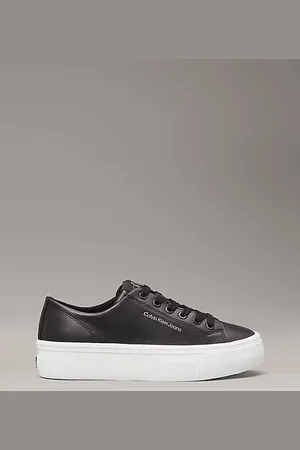 Calvin Klein Plateau-Sneakers aus Leder
