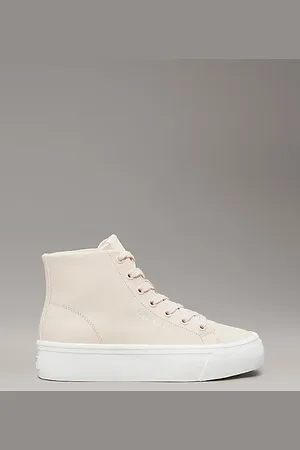Calvin Klein High Top Sneakers mit Plateausohle aus Leder