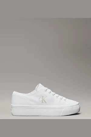Calvin Klein Plateau-Sneakers aus Canvas