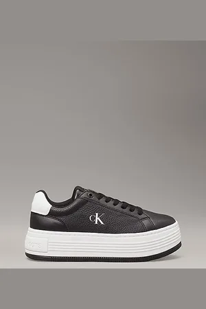 Calvin Klein Plateau-Sneakers aus Leder