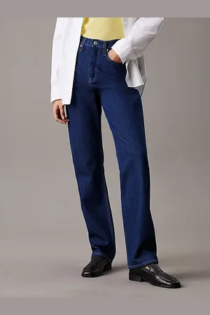 Calvin Klein High-Rise Straight Jeans