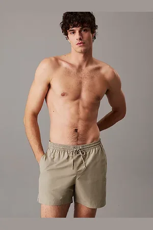 Calvin Klein Medium Badeshorts mit Tunnelzug - Logo Tape