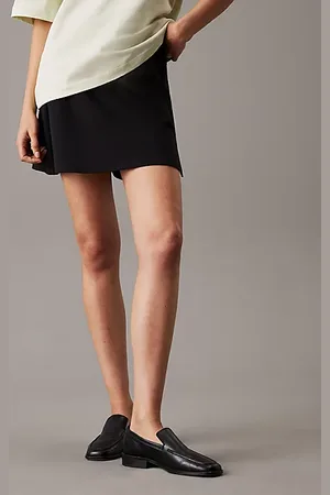 Calvin Klein A-Linien-Minirock aus Milano-Jersey