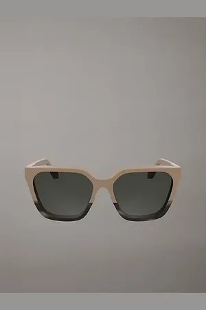 Calvin Klein Modifizierte rechteckige Sonnenbrille CK25500S
