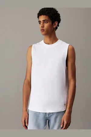 Calvin Klein Badge-Tanktop aus Baumwolle