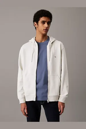 Calvin Klein Reißverschluss-Hoodie aus Baumwoll-Frottee