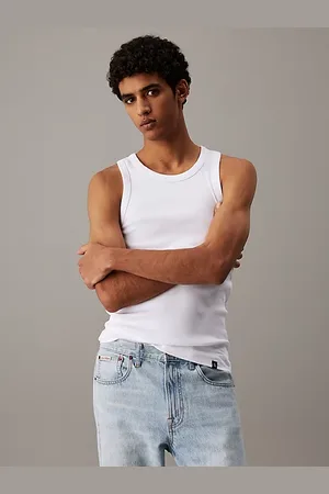 Calvin Klein Tanktop aus gerippter Baumwolle