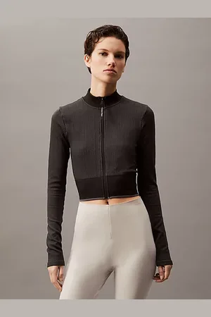 Calvin Klein Cropped Reißverschlussjacke