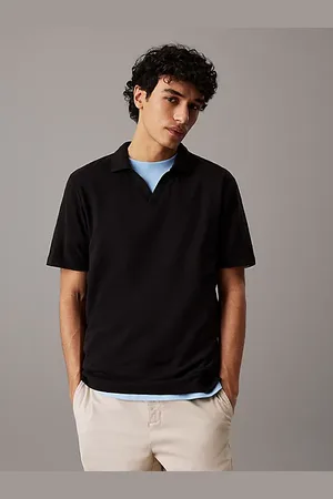 Calvin Klein Poloshirt mit kubanischem Kragen