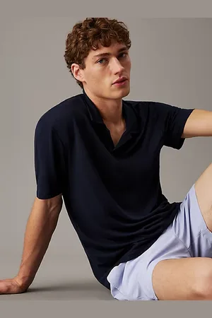 Calvin Klein Strand-Poloshirt aus weichem Jersey