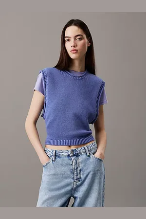 Calvin Klein Lässiges Baumwoll-Leinen-Stricktop