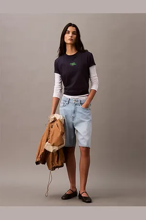 Calvin Klein T-Shirt mit geflocktem Logo