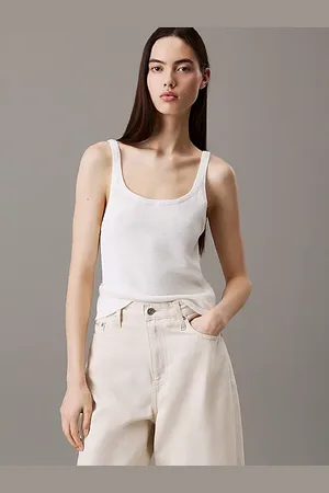 Calvin Klein Top zum Binden aus weichem Strick