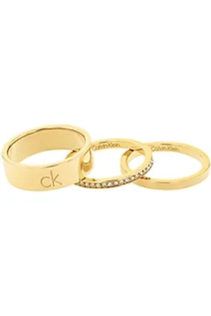 Calvin Klein 3-in-1-Ring mit Kristallverzierung