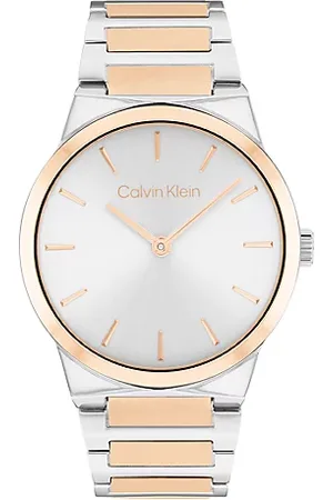 Calvin Klein Zweifarbige Edelstahl-Armbanduhr