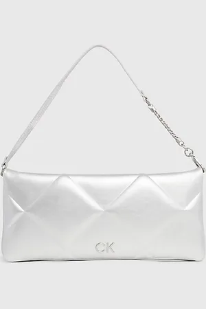 Calvin Klein Gesteppte Metallic-Clutch