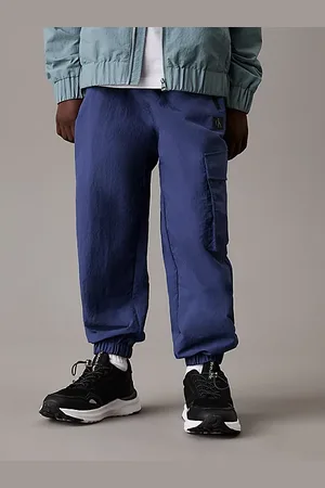 Calvin Klein Trainingshose aus Nylon im Knitter-Look